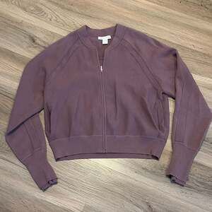 Athleta Purple Bomber Jacket